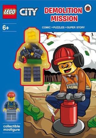 LEGO CITY - Demolition Mission Activity Book with Minifigure