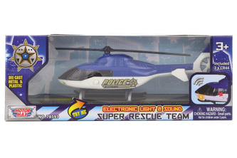 Helikoptéra policejní kov na baterie