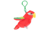Plyš Lori červený klíčenka