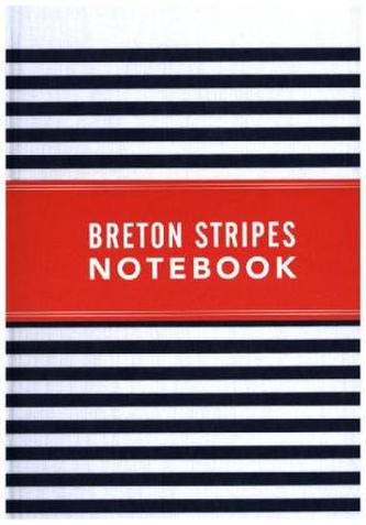 Breton Stripes Notebook Navy Blue