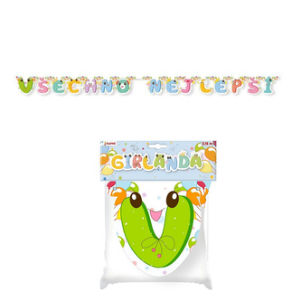 Girlanda \"Všechno nejlepší\"