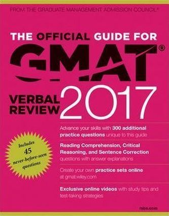 The Official Guide for GMAT Verbal Review 2017