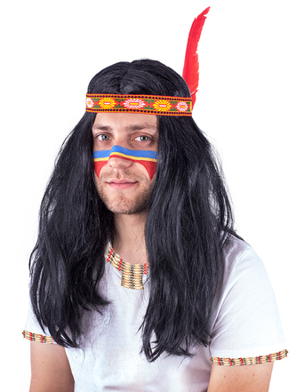 Paruka indián pro dospělé
