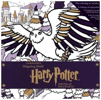 Harry Potter: Winter at Hogwarts: A Magical Colouring Set