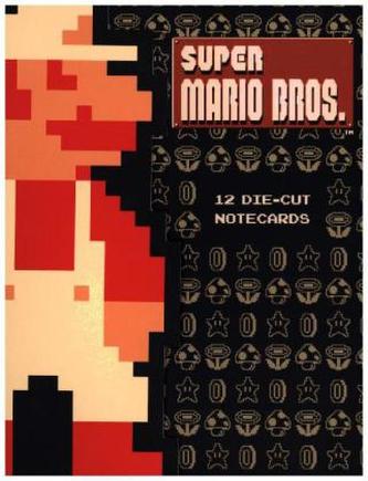 Super Mario Bros., 12 Die-Cut Notecards Super Mario Bros., 12 Die-Cut Notecards