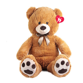 velký plyšový medvěd Kuba s visačkou, 100 cm