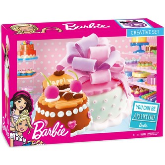 Barbie - barevná modelína - Malý dort