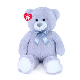 velký plyšový medvěd Hugo s visačkou, 80 cm