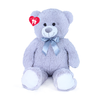 velký plyšový medvěd Hugo s visačkou, 80 cm