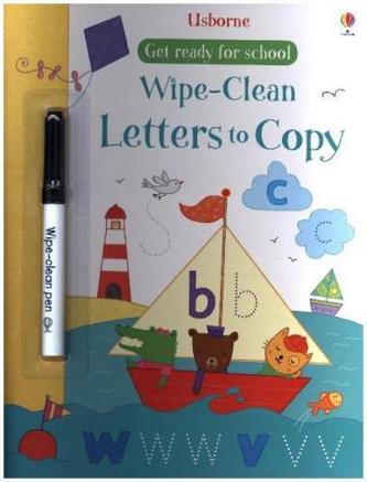 Wipe-clean Letters to Copy, w. pen