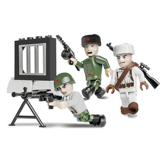3 figurky s doplňky Sovětská armáda zimní, 26 k