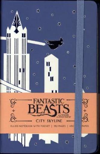 Fantastic Beasts and Where to Find Them: City Skyline Hardcover Ruled Notebook