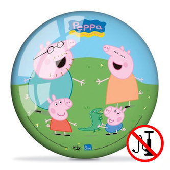 Míč vyfouknutý Prasátko Peppa, 23 cm
