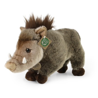 plyšové prase divoké stojící, 30 cm, ECO-FRIENDLY