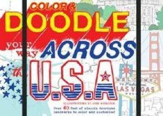 Color & Doodle Your Way Across The USA