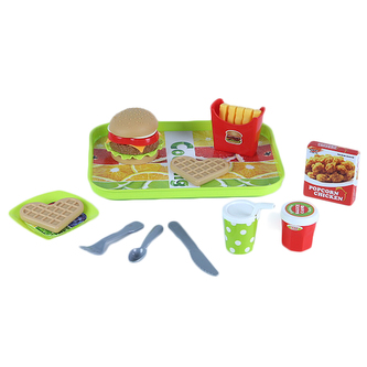 Set jídlo - hamburger s táckem