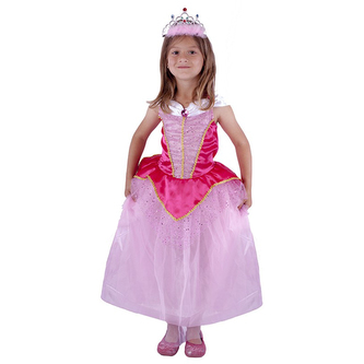 Dětský kostým Princezna růžová (S)