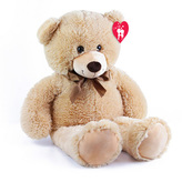 Velký plyšový medvěd Bono s visačkou, 80 cm