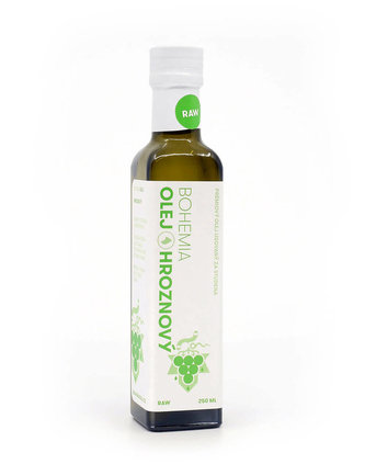 Bohemia Olej Hroznový RAW 250ml