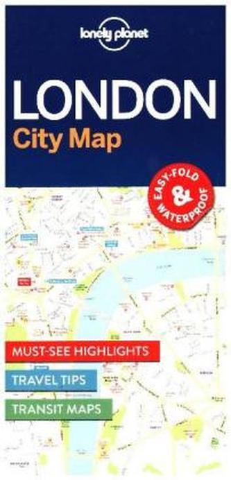 Lonely Planet London City Map 1.