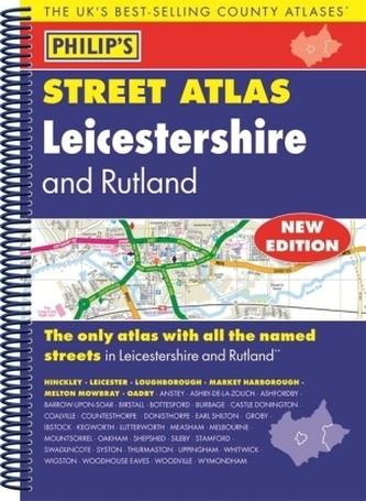 Philip's Street Atlas Leicestershire and Rutland