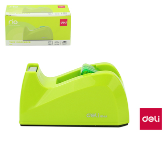 Odvíječ lepící pásky stolní DELI do 18mm E814A zelený Odvíječ lepící pásky stolní DELI do 18mm E814A zelený