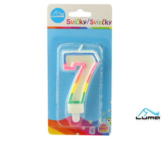 Svíčka č. 7 GLITR LUMA Svíčka č. 7 GLITR LUMA