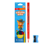 Pastelky DELI trojhranné JUMBO  6 barev Color Kids EC00660