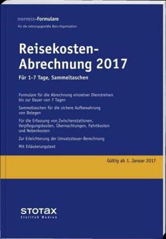 Für 1-7 Tage, Sammeltaschen 2017