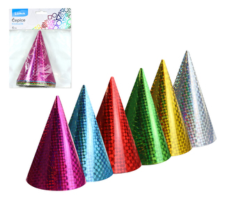 Čepice 23cm 6ks  LASER LUMA