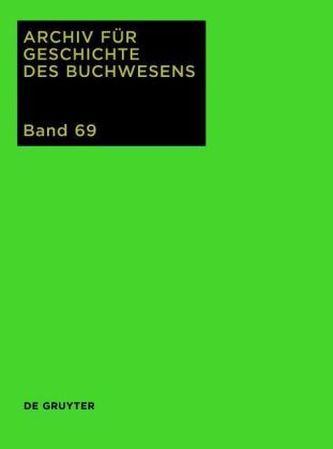 Archiv für Geschichte des Buchwesens