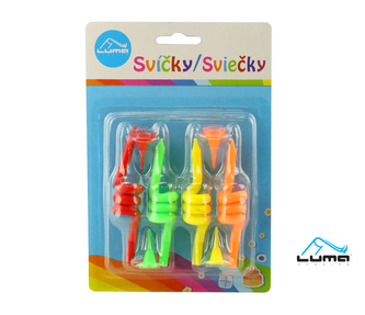Svíčka 4ks, SPIRÁLA LUMA