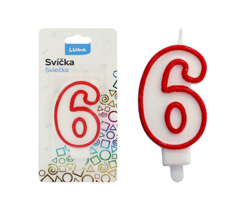 Svíčka č.  6 LUMA