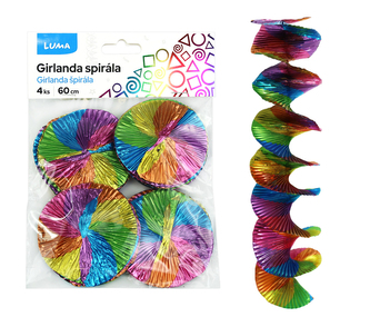 Girlanda spirály 60cm LUMA