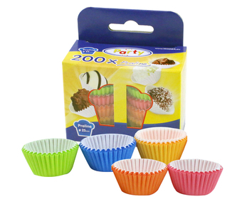 Košíček 25 x 18mm barevný, 200ks