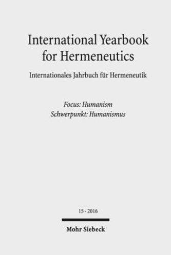International Yearbook for Hermeneutics / Internationales Jahrbuch für Hermeneutik