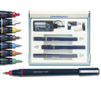 Popisovač CENTROPEN 9070/3 sada stříkaná krabička