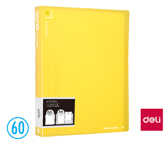 Katalogová kniha 60l AURORA DELI EB02762 žlutá