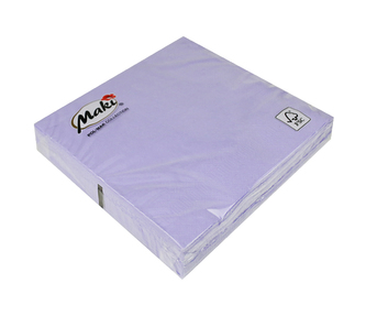 Ubrousky 3vr.  jednobarevné fialové světle