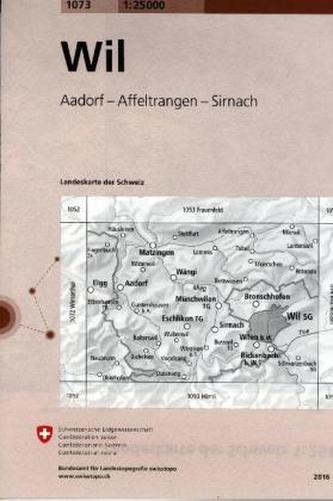 Landeskarte der Schweiz Wil Landeskarte der Schweiz Wil