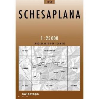 Landeskarte der Schweiz Schesaplana