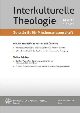 Interkulturelle Theologie. Zeitschrift für Missionswissenschaft (ZMiss). Bd.42(2016/4)