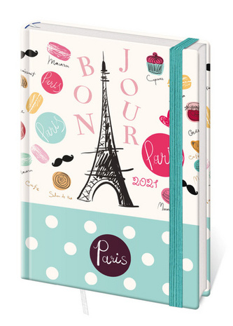 Diář 2021 A6 LYRA týdenní s gumičkou L376 Paris