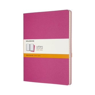 Moleskine Sešity 3 ks linkované růžové XL