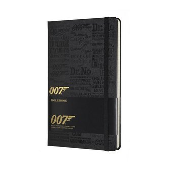 Moleskine James Bond zápisník linkovaný L Titles