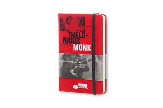 Moleskine Blue Note zápisník linkovaný červený S