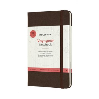 Moleskine Zápisník Voyageur hnědý