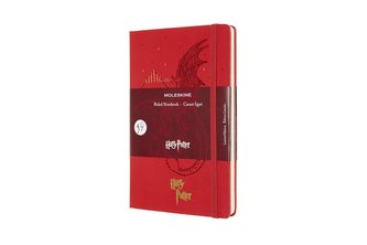 Moleskine Harry Potter zápisník linkovaný červený L