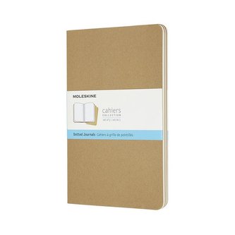 Moleskine Sešity 3 ks tečkované karton L