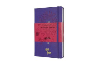 Moleskine Harry Potter zápisník linkovaný fialový L